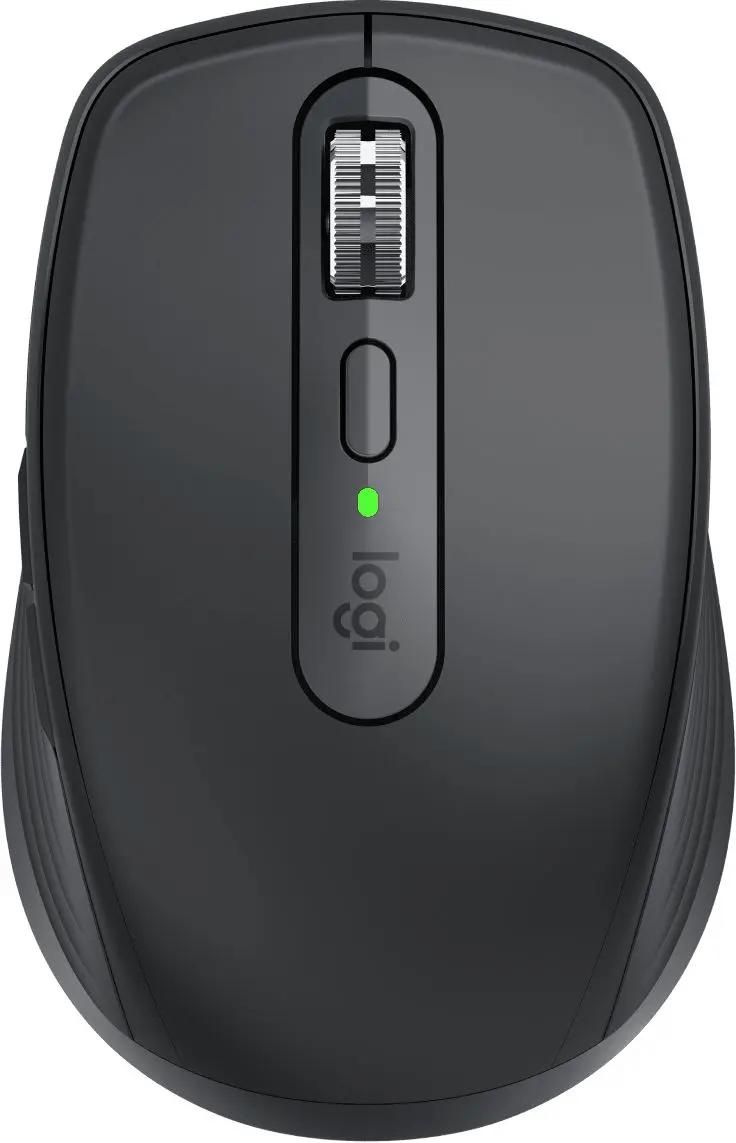 Мышь беспроводная Logitech MX Anywhere 3S, Bluetooth/Радио, оптическая, USB, USB-C, 8000dpi, графитовый [910-006938]